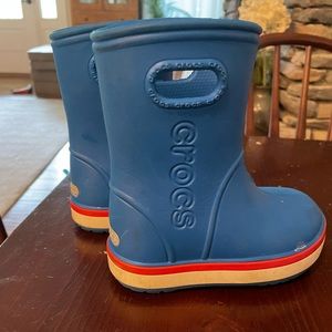 Toddler croc rain boots